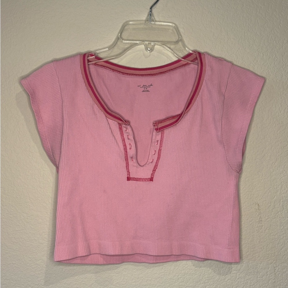 Urban Outfitters Out From Under Go For Gold Pink Top